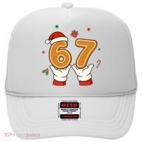 Christmas 67 Six Seven Cookies Santa 6-7 Funny Hat thumb 0