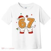 Christmas 67 Six Seven Cookies Santa 6-7 Funny Toddler T-Shirt thumb 0