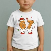 Christmas 67 Six Seven Cookies Santa 6-7 Funny Toddler T-Shirt thumb 2