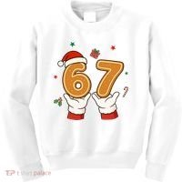 Christmas 67 Six Seven Cookies Santa 6-7 Funny Kids Sweatshirt thumb 0