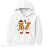 Christmas 67 Six Seven Cookies Santa 6-7 Funny Kids Hoodie thumb 0