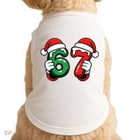Christmas 67 Santa Hands Funny Meme 6-7 Sixty Seven Doggie Tank thumb 0