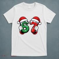 Christmas 67 Santa Hands Funny Meme 6-7 Sixty Seven T-Shirt thumb 5