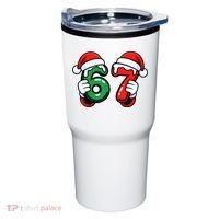 Christmas 67 Santa Hands Funny Meme 6-7 Sixty Seven Tumbler thumb 0