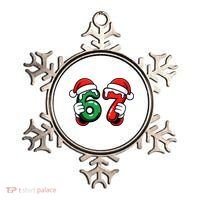 Christmas 67 Santa Hands Funny Meme 6-7 Sixty Seven Ornament thumb 0