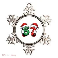 Christmas 67 Santa Hands Funny Meme 6-7 Sixty Seven Ornament thumb 0