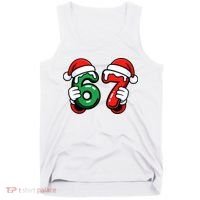 Christmas 67 Santa Hands Funny Meme 6-7 Sixty Seven Tank Top thumb 0