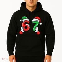 Christmas 67 Santa Hands 6-7 Meme Funny  Hoodie thumb 2