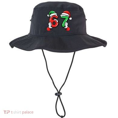 Christmas 67 Santa Hands 6-7 Meme Funny  Bucket Hat