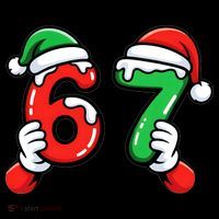 Christmas 67 Santa Hands 6-7 Meme Funny  Coffee Mug thumb 5