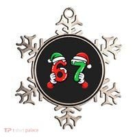Christmas 67 Santa Hands 6-7 Meme Funny  Ornament thumb 0