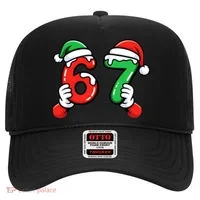 Christmas 67 Santa Hands 6-7 Meme Funny  Hat thumb 0