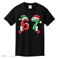 Christmas 67 Santa Hands 6-7 Meme Funny  Kids T-Shirt thumb 0