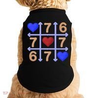 Crochet 6-7 Valentines Day 67 Meme Tik Tak Toe Doggie Tank thumb 0