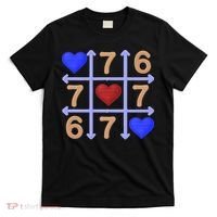 Crochet 6-7 Valentines Day 67 Meme Tik Tak Toe T-Shirt thumb 0