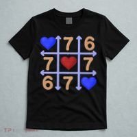Crochet 6-7 Valentines Day 67 Meme Tik Tak Toe T-Shirt thumb 5