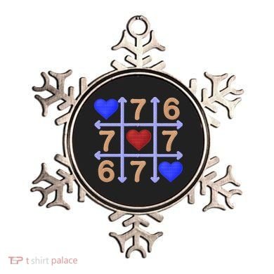 Crochet 6-7 Valentines Day 67 Meme Tik Tak Toe Ornament