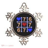 Crochet 6-7 Valentines Day 67 Meme Tik Tak Toe Ornament thumb 0