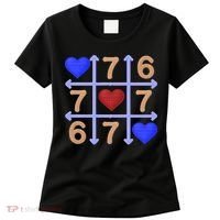 Crochet 6-7 Valentines Day 67 Meme Tik Tak Toe Women's T-Shirt thumb 0