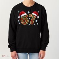 Christmas 67 With Santa Hat Women's Sweatshirt thumb 0