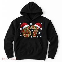 Christmas 67 With Santa Hat Hoodie thumb 0