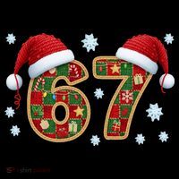 Christmas 67 With Santa Hat Hoodie thumb 7