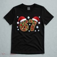 Christmas 67 With Santa Hat T-Shirt thumb 5