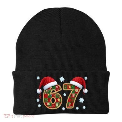 Christmas 67 With Santa Hat Beanie