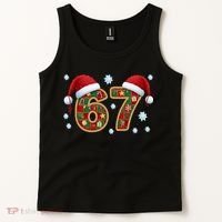 Christmas 67 With Santa Hat Tank Top thumb 2