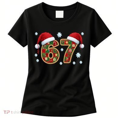 Christmas 67 With Santa Hat Women's T-Shirt