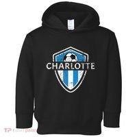 Charlotte 704 Jersey Fan Badge Distressed Toddler Hoodie thumb 0