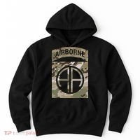 Camo 82nd Airborne Division Ocp Acu Multicam Camouflage Hoodie thumb 0