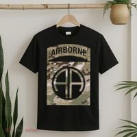 Camo 82nd Airborne Division Ocp Acu Multicam Camouflage T-Shirt thumb 2