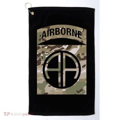 Camo 82nd Airborne Division Ocp Acu Multicam Camouflage Golf Towel