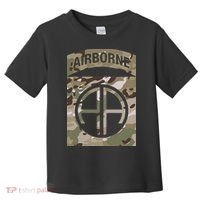 Camo 82nd Airborne Division Ocp Acu Multicam Camouflage Toddler T-Shirt thumb 0