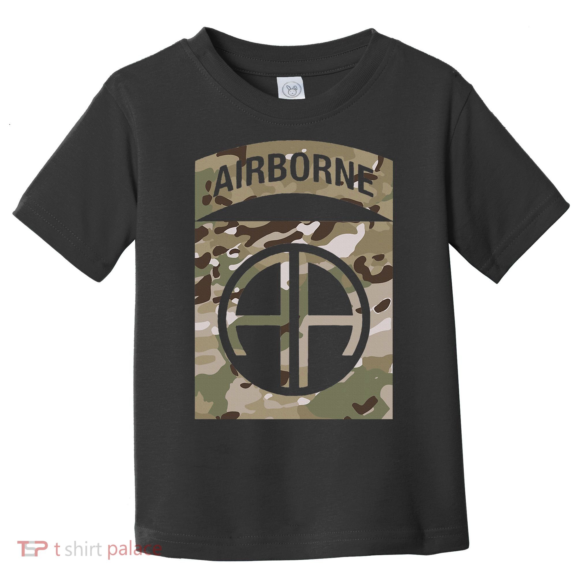 Camo 82nd Airborne Division Ocp Acu Multicam Camouflage Toddler T-Shirt