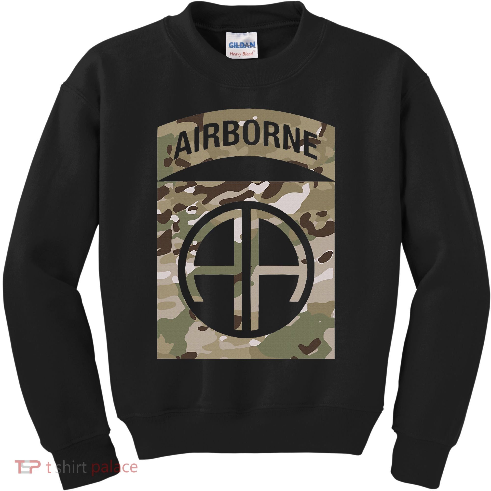 Camo 82nd Airborne Division Ocp Acu Multicam Camouflage Kids Sweatshirt