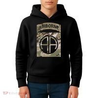 Camo 82nd Airborne Division Ocp Acu Multicam Camouflage Kids Hoodie thumb 4