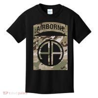 Camo 82nd Airborne Division Ocp Acu Multicam Camouflage Kids T-Shirt thumb 0