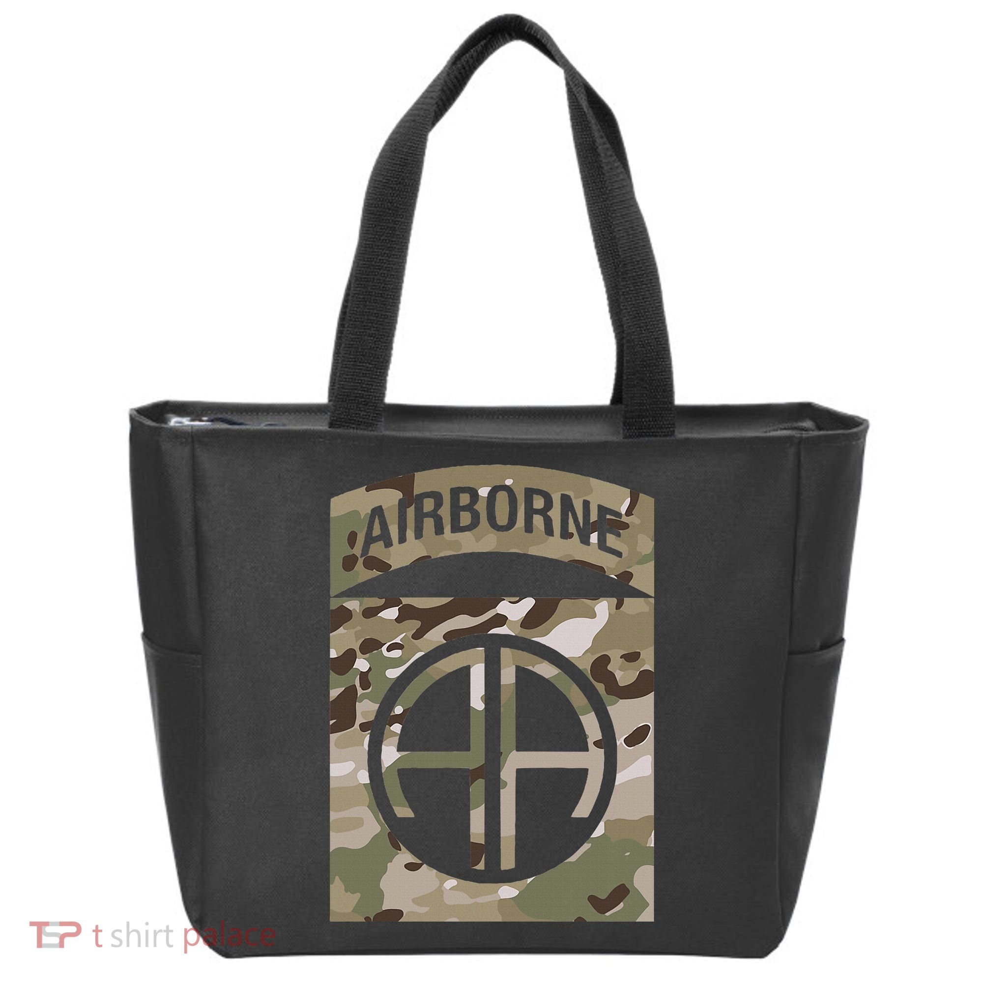 Camo 82nd Airborne Division Ocp Acu Multicam Camouflage Tote Bag