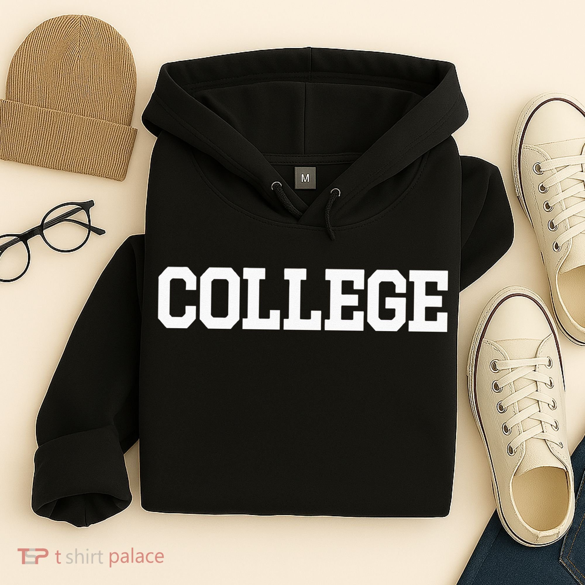 College 80s Party Animal Retro Hoodie