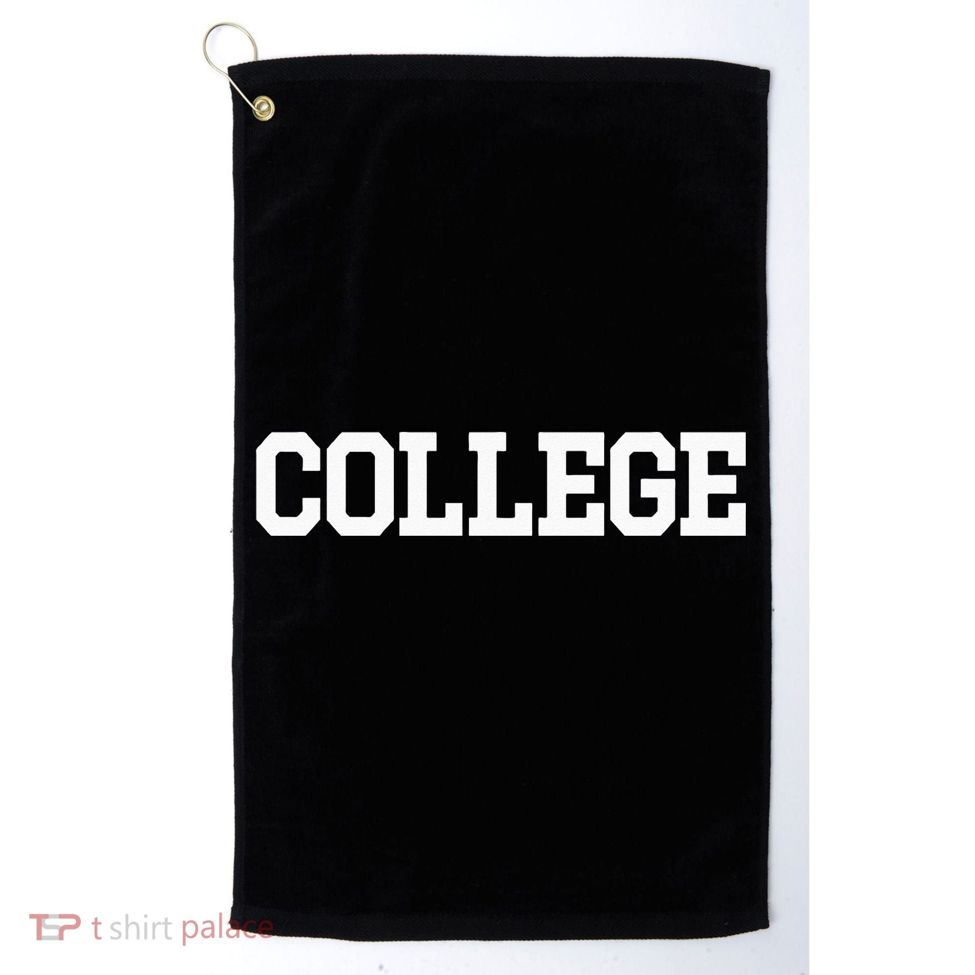 College 80s Party Animal Retro Golf Towel