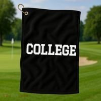 College 80s Party Animal Retro Golf Towel thumb 1