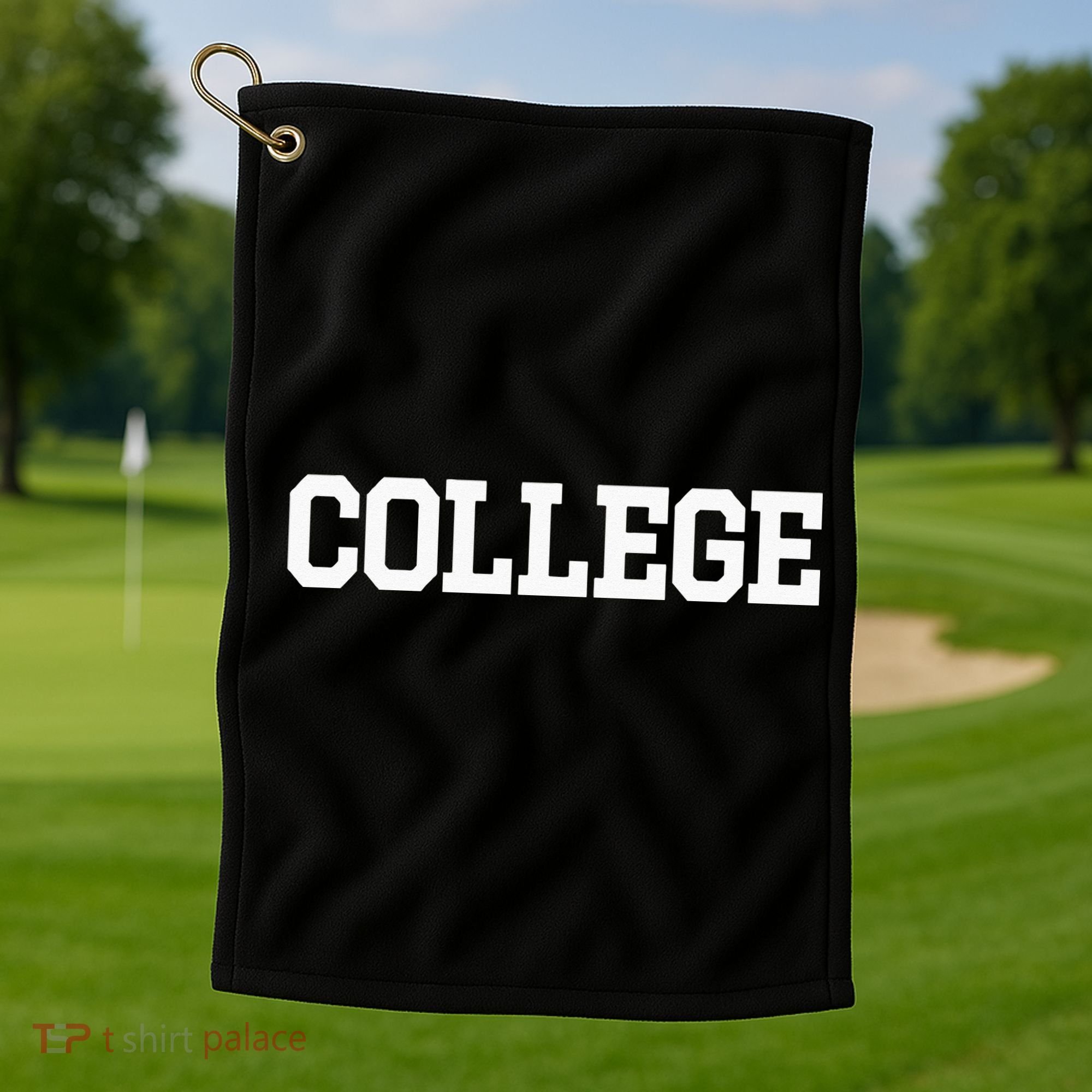 College 80s Party Animal Retro Golf Towel