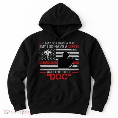 Corpsman 8404 Title Doc DD214 Gift For Corpsman Veteran Hoodie
