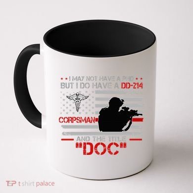 Corpsman 8404 Title Doc DD214 Gift For Corpsman Veteran Coffee Mug