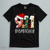 Christmas 911 Dispatcher Santa's Favorite 911 Dispatcher  T-Shirt thumb 5