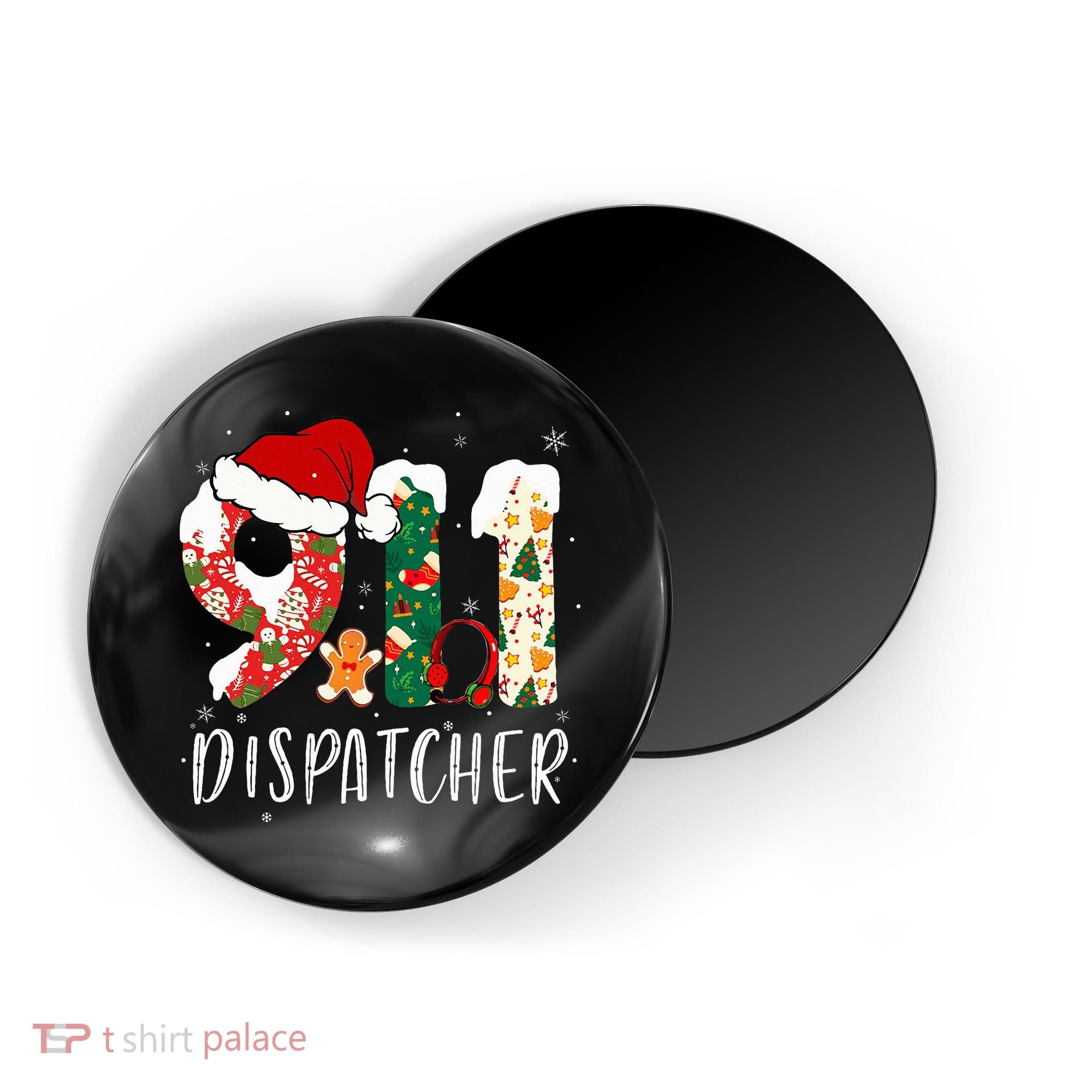 Christmas 911 Dispatcher Santa's Favorite 911 Dispatcher  Magnet