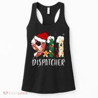 Christmas 911 Dispatcher Santa's Favorite 911 Dispatcher  Women's Tank Top thumb 0