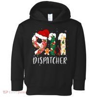 Christmas 911 Dispatcher Santa's Favorite 911 Dispatcher  Toddler Hoodie thumb 0